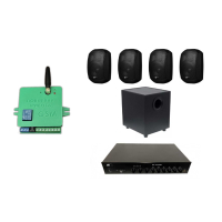 Комплект звуку DV audio LA1204MS4B до 80м.кв + Автоматизований модуль Повітряна тривога GSM + Хвилина мовчання