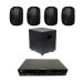 Комплект звуку DV audio LA1204MS4B для приміщення до 80м.кв
