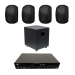 Комплект звуку DV audio LA1204MS5BSUB8T для приміщення до 100м.кв