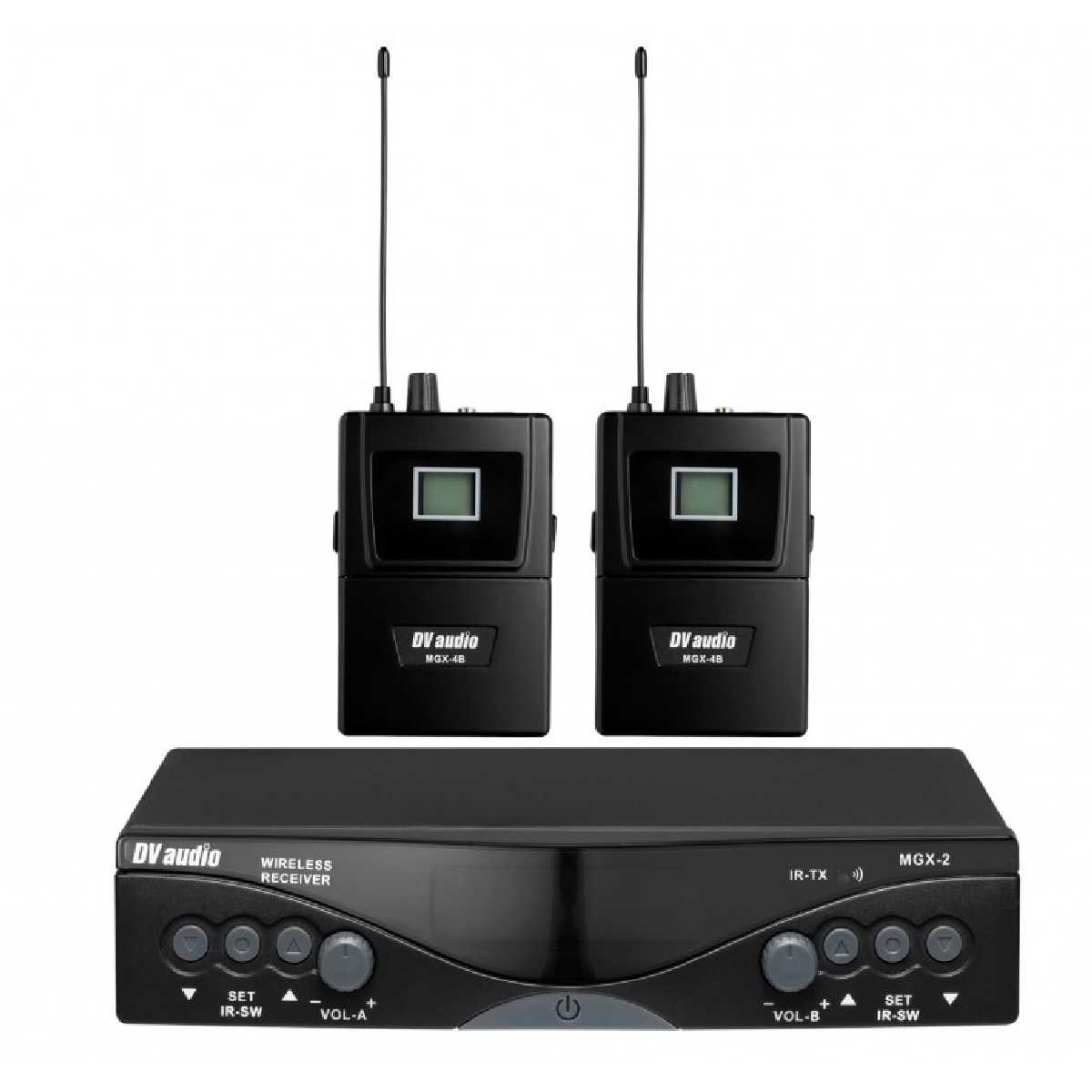 Бездротові мікрофони DV audio MGX-24B з гарнітурами