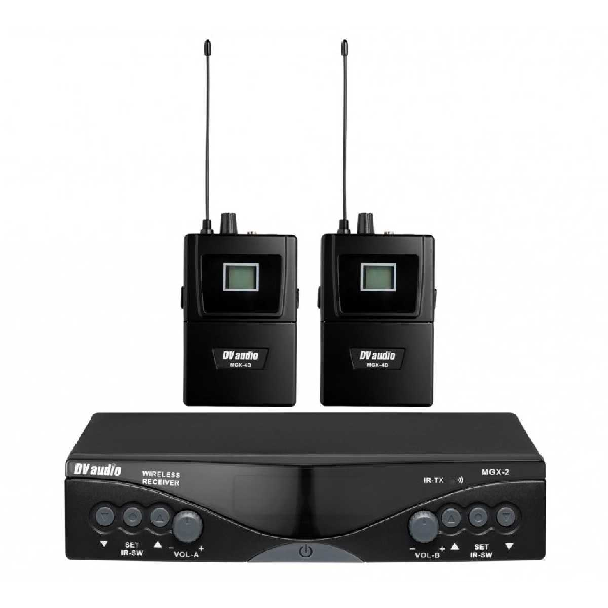 Радіосистема DV audio MGX-24B із петличними мікрофонами
