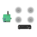 Комплект звука DV audio MA304601 до 80м.кв. + Автоматизированный модуль Воздушная тревога GSM + Минута молчания