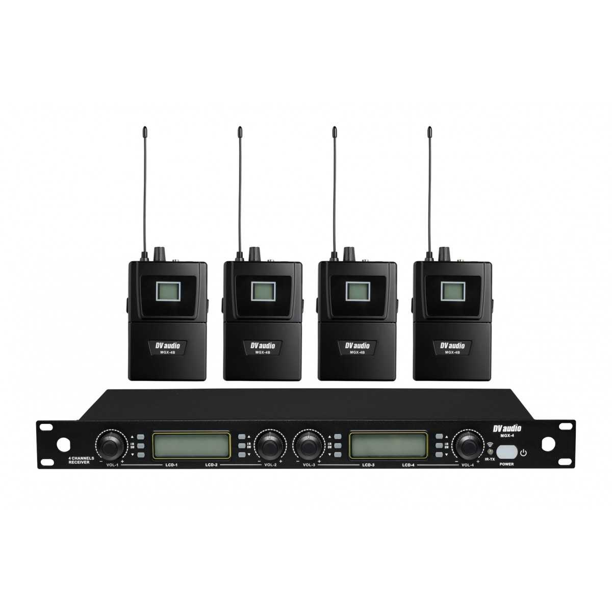 Радіосистема DV audio MGX-44B з петличними мікрофонами