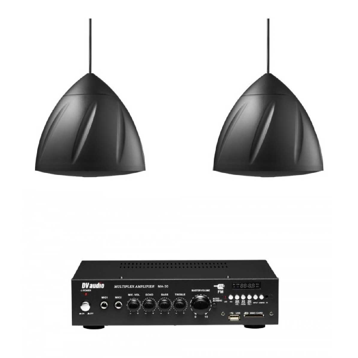 Комплект звуку DV audio MA302PS5B для приміщення до 40м.кв.