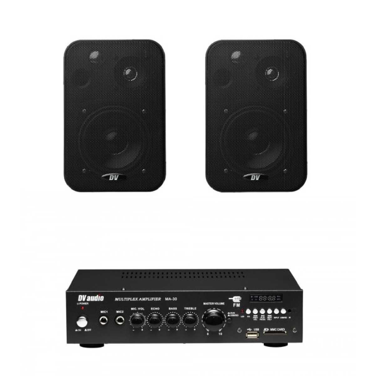 Комплект звуку DV audio MA302CON1B для приміщення до 40м.кв.