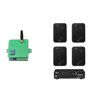 Комплект звуку DV audio MA304CON1B до 80м.кв. + Автоматизований модуль Повітряна тривога GSM + Хвилина мовчання