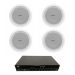 Комплект звуку DV audio LA604C8 для приміщення до 80 м.кв