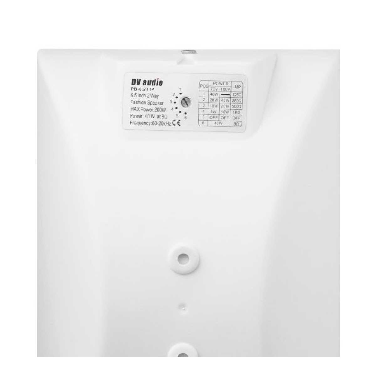 Акустична система DV audio PB-6.2T IP White