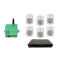 Комплект звуку DV audio LA606MS4W до 120 м.кв + Автоматизований модуль Повітряна тривога GSM + Хвилина мовчання