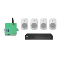 Комплект звука DV audio LA604MS5W до 80 м.кв + Автоматизированный модуль Воздушная тревога GSM + Минута молчания
