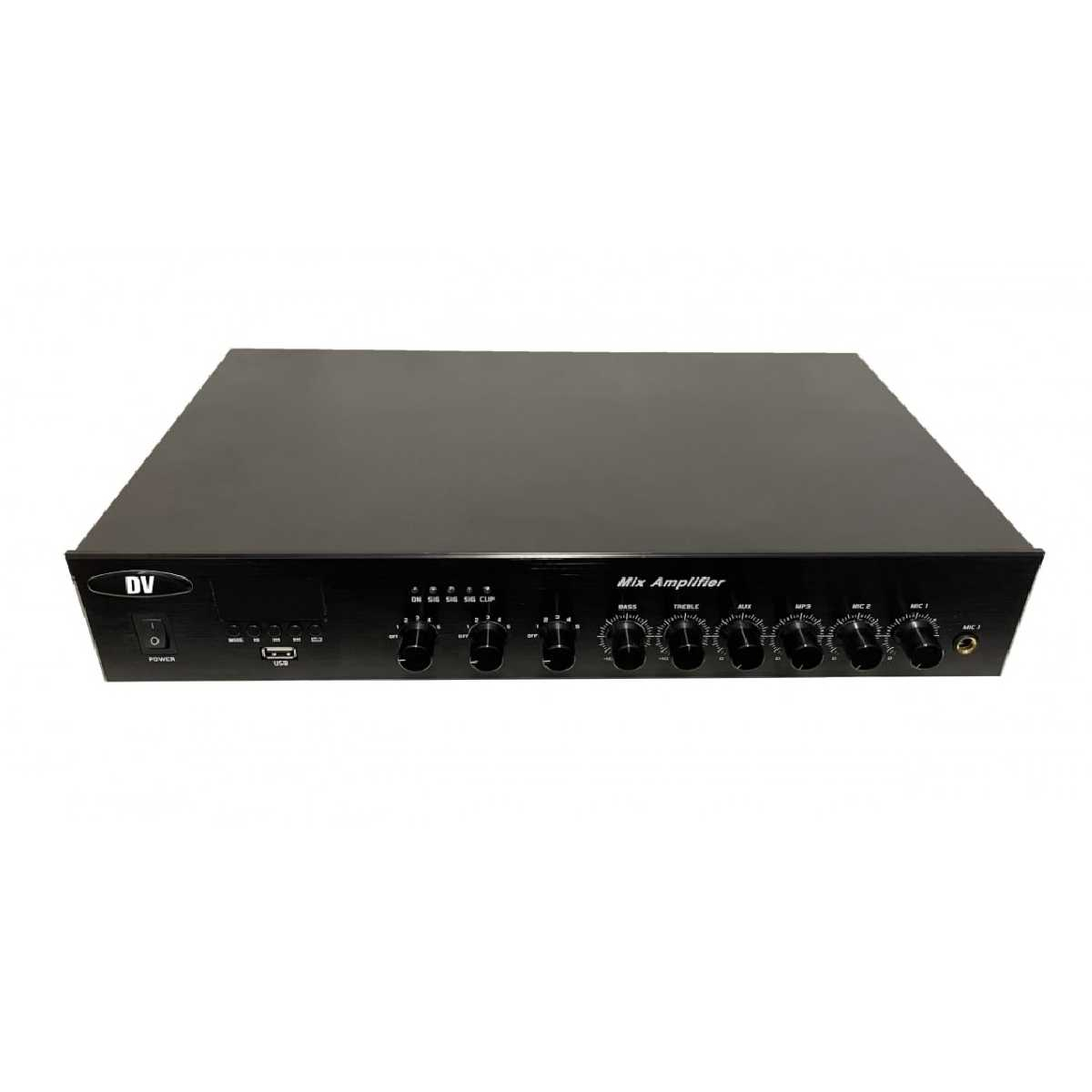 Трансляційний мікшер-підсилювач із USB DV audio LA-240.3P MKII