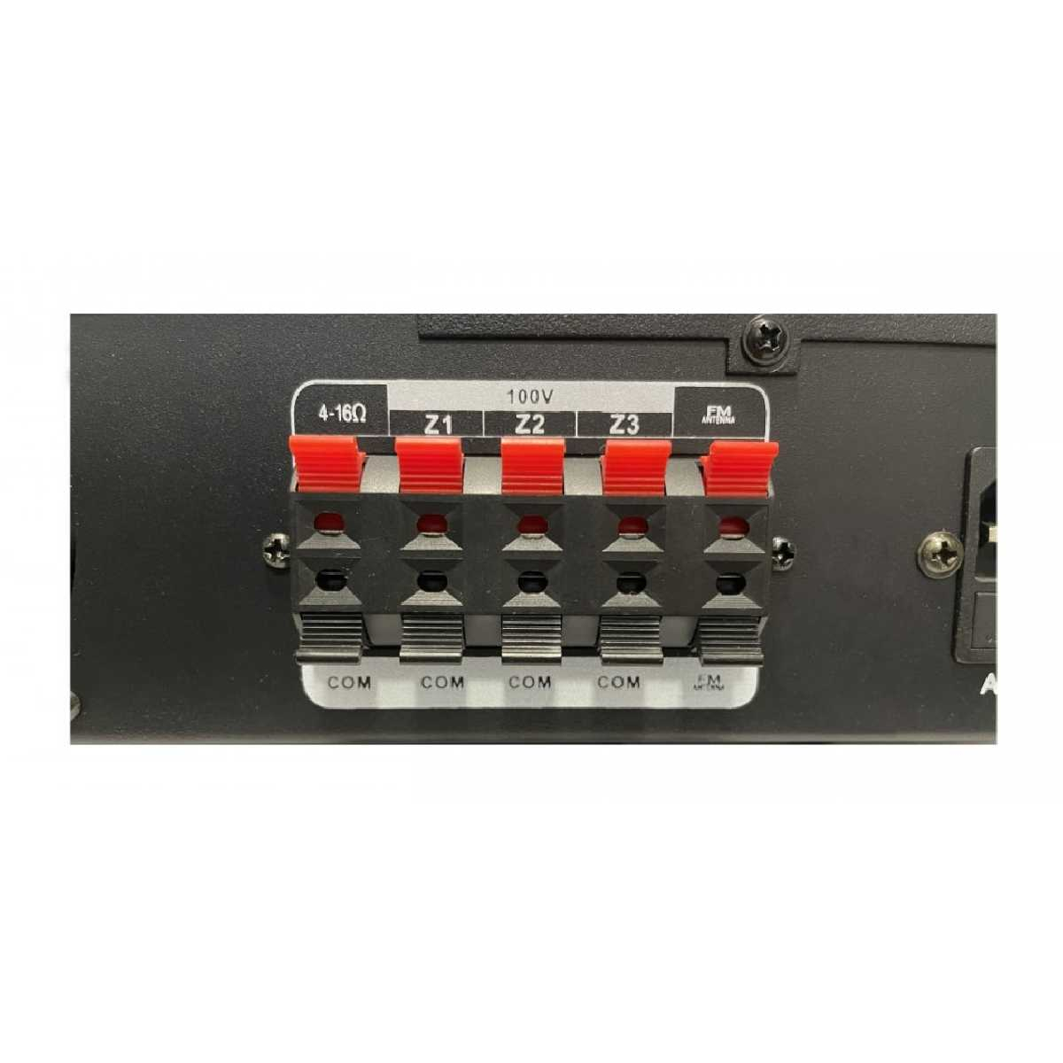 Трансляційний мікшер-підсилювач із USB DV audio LA-240.3P MKII
