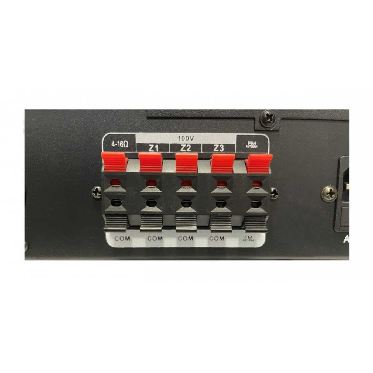 Трансляційний мікшер-підсилювач із USB DV audio LA-120.3P MKII