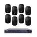 Комплект звука DV audio LA1208MS4B для помещения до 160 м.кв.