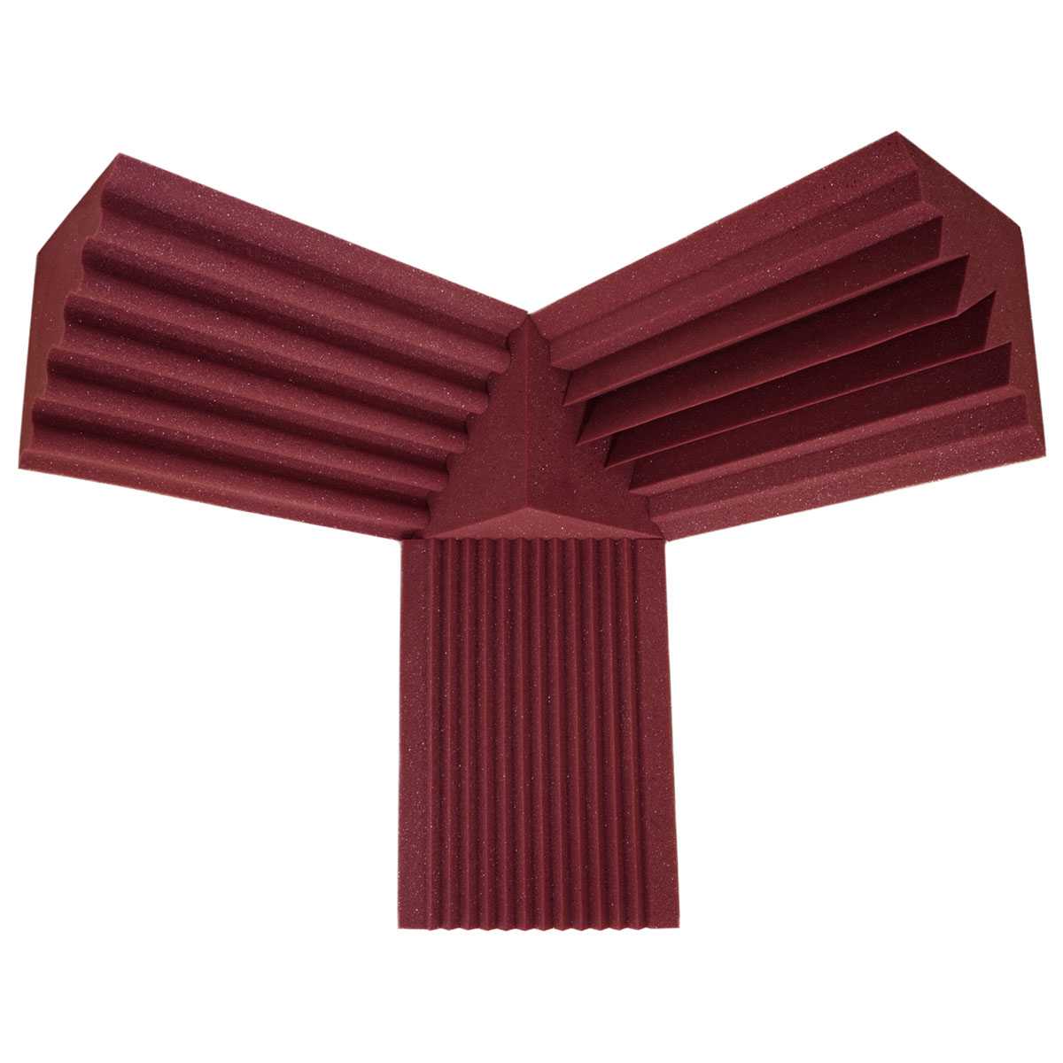 Бас-пастка EchoFom Brilliance Шок 300х300×600 мм, бордовий