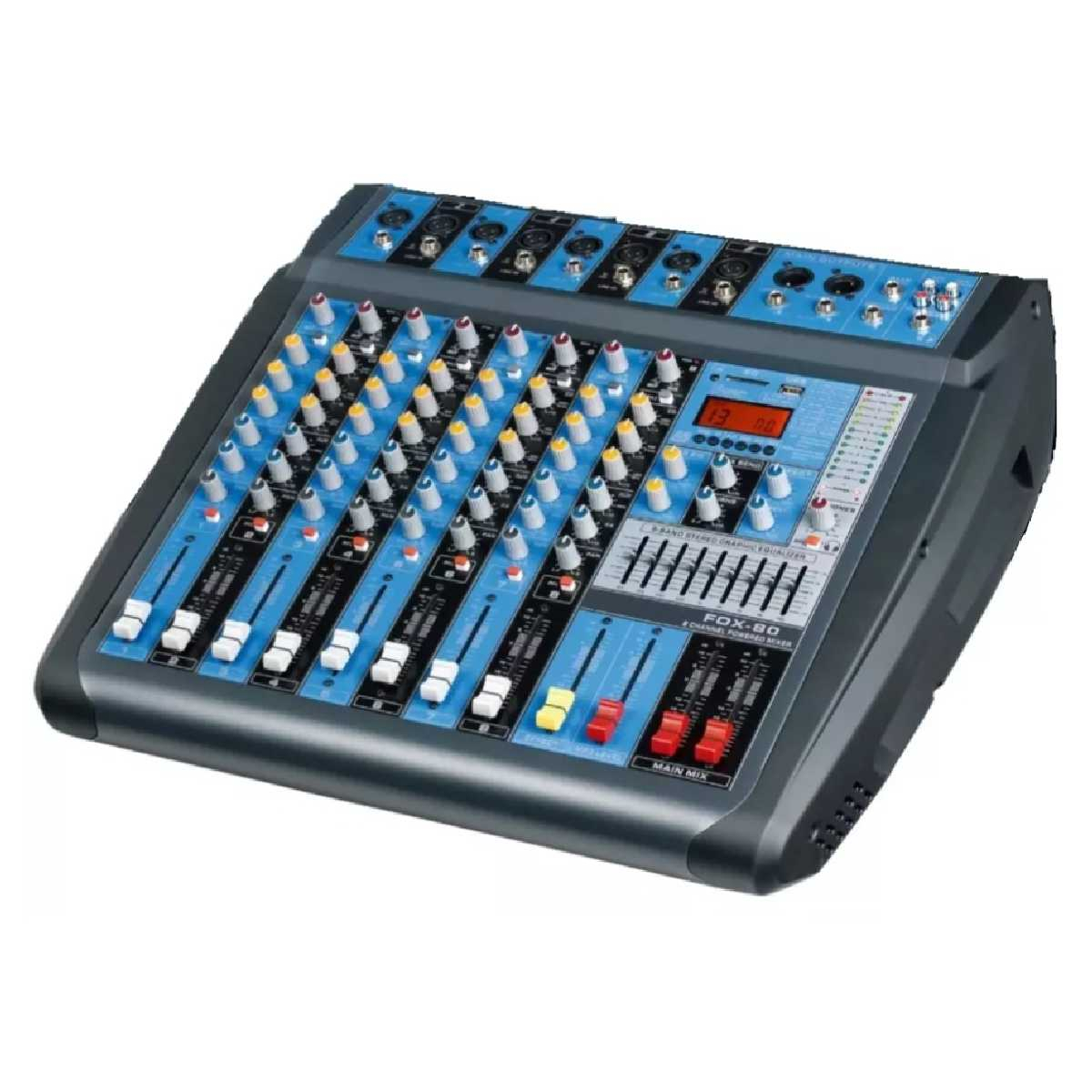 Активний пульт мікшерний Emiter-S FOX-80USB-500, 2x500Вт