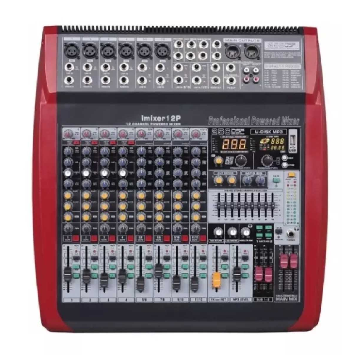 Активний пульт мікшерний Emiter-S IMIXER12P, 2x700Вт