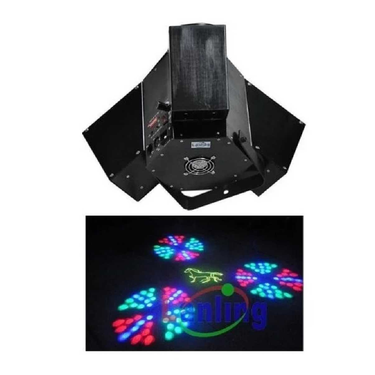 Лазер LanLing LE3800RG 3 Claw LED Light and 150mW Animation Laser Light