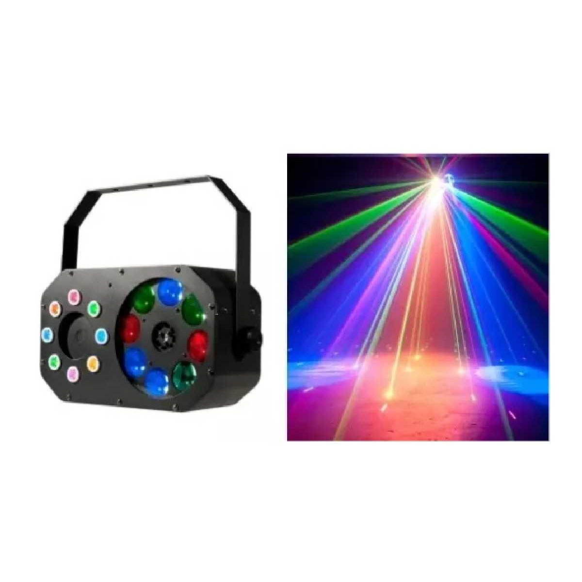 Світловий LED прилад New Light VS-85 GOBO, STROBE/CHASE and LASER