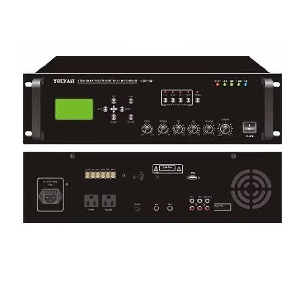 Підсилювач Younasi Y-500FPM, 520Вт, USB, 5 zones