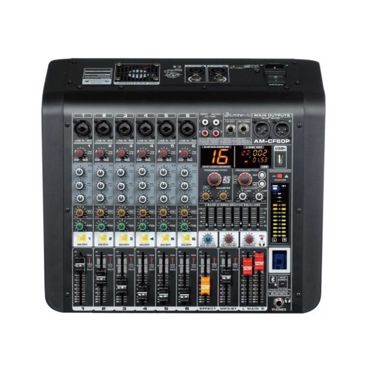 Активний пульт мікшерний Emiter EM-CF60P, 280Вт