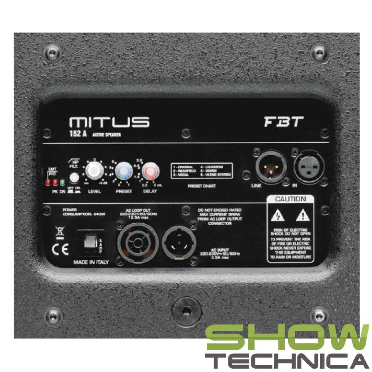 FBT MITUS 152A - Активна акустична система