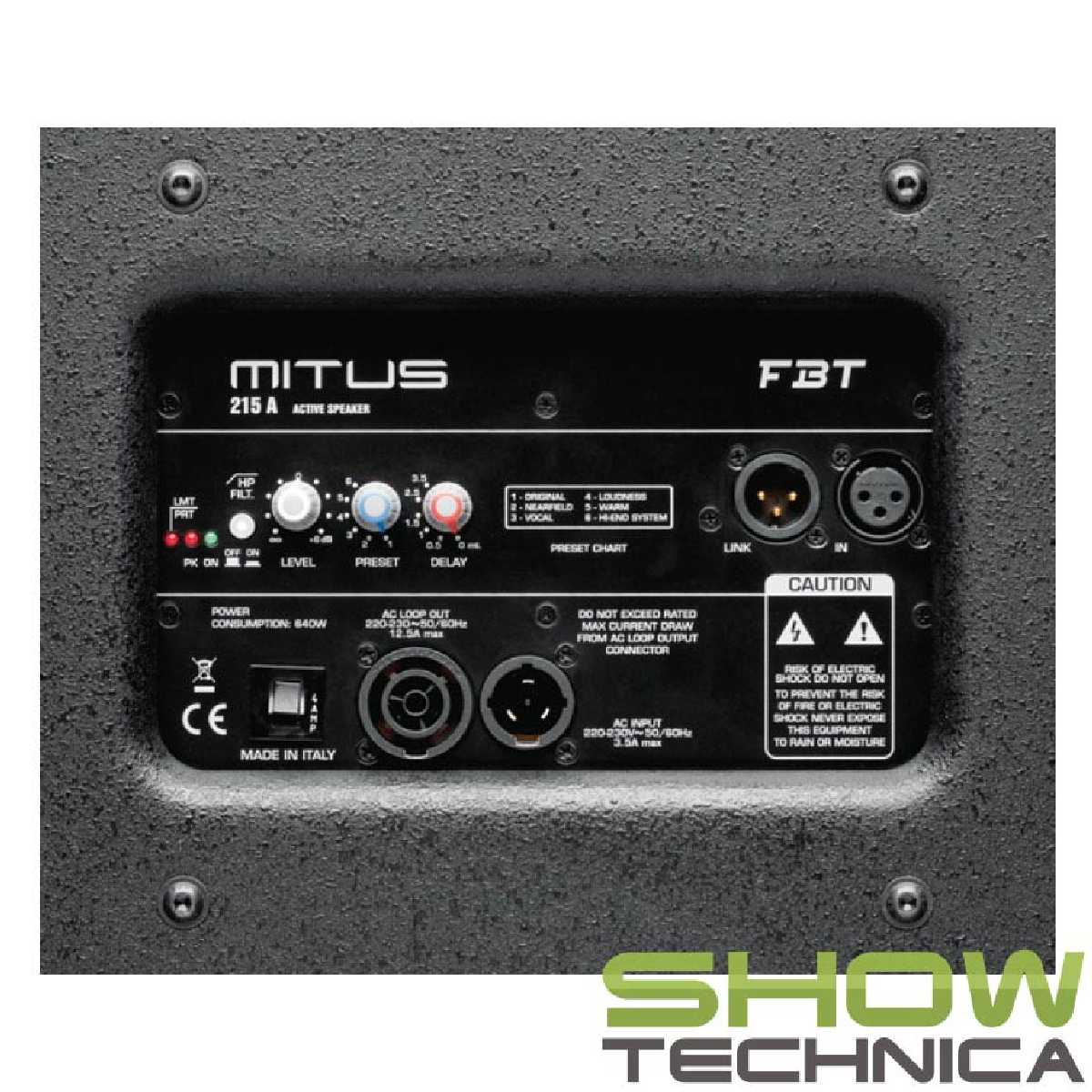 FBT MITUS 215A - Активна акустична система