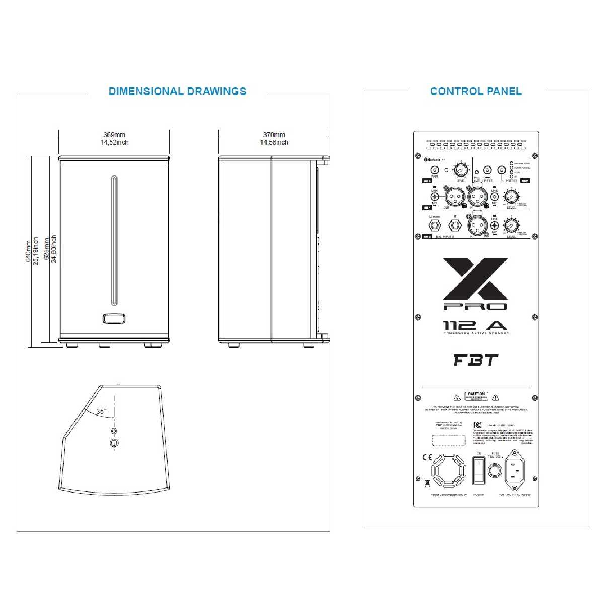 Активна акустична система FBT X-PRO 112A