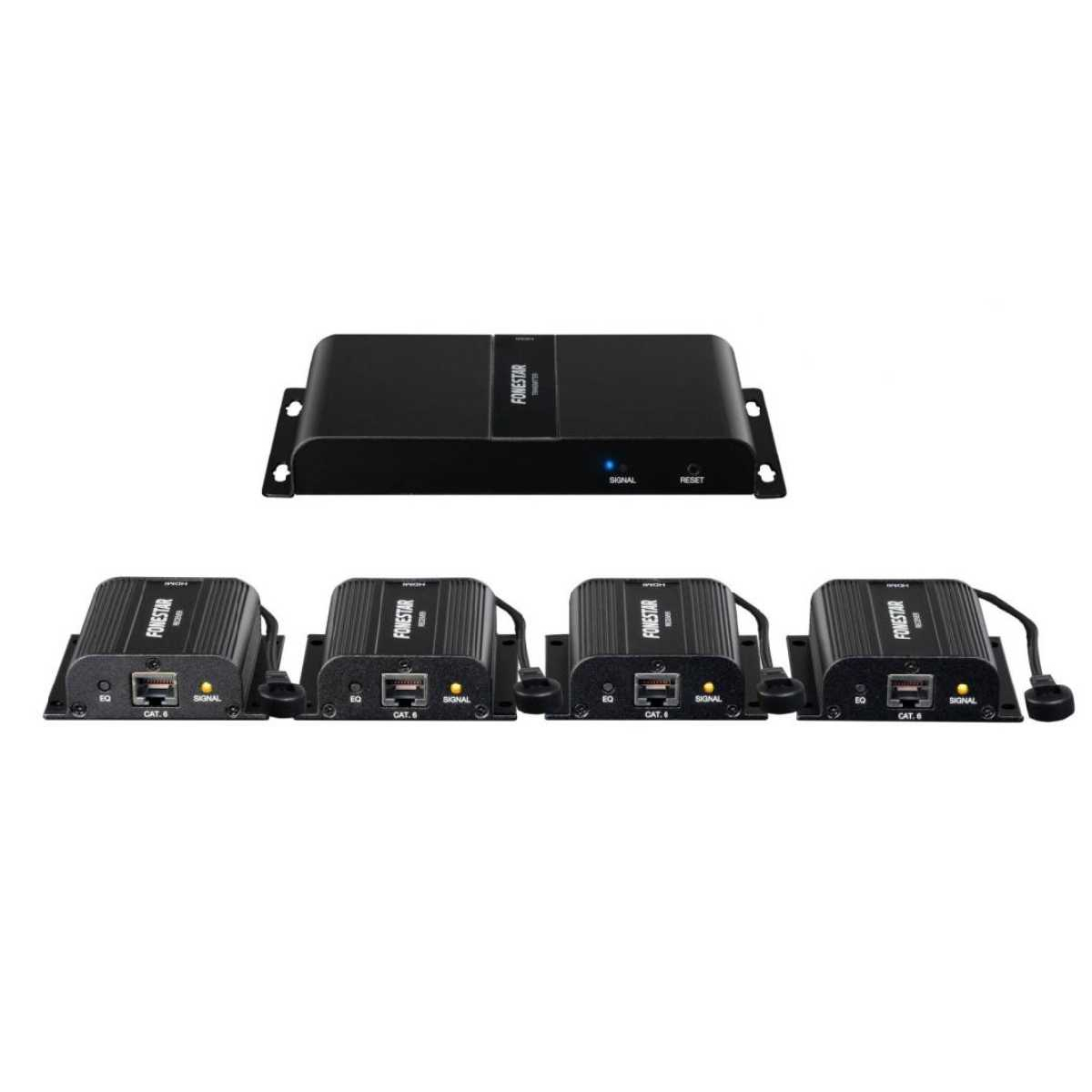 Спліттер-подовжувач HDMI 1 на вхід FONESTAR FO-15CAT4E