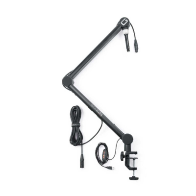 Пантограф GATOR FRAMEWORKS GFWMICBCBM4000 Professional Desktop Mic Boom Stand with Led Light