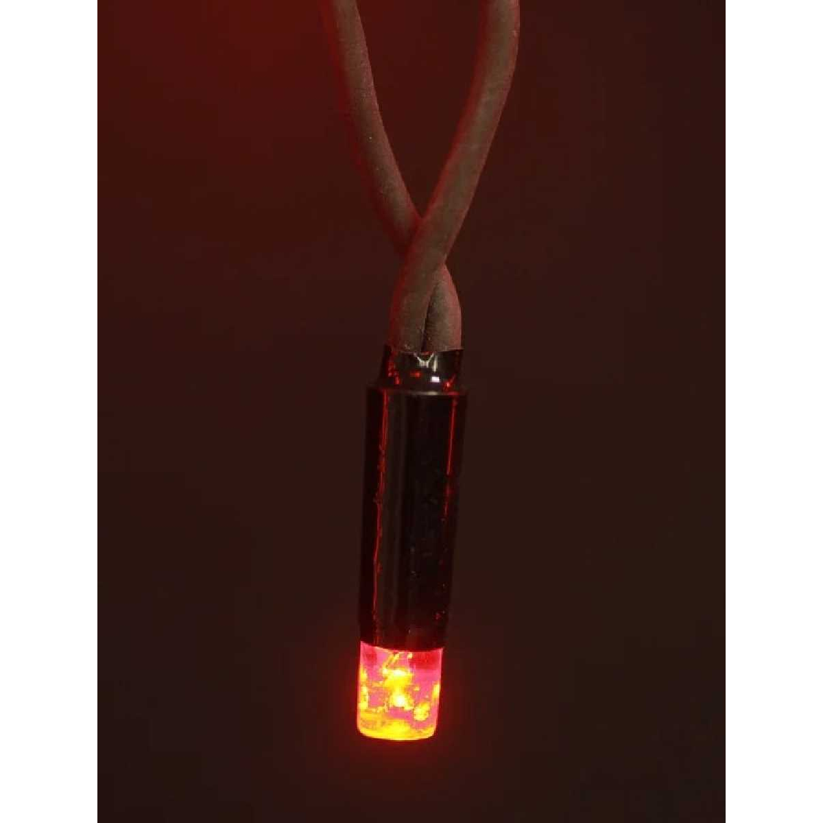 Гірлянда вулична бахрома STLS 120LED 230V 2x0,9m мерехтить 120LED червоний IP44 EN