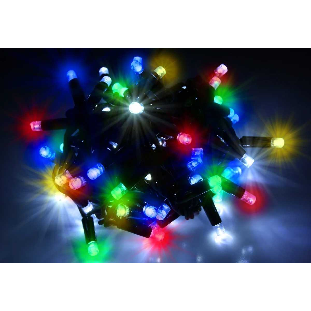 Гірлянда вулична STLS нитка 240LED 5m 230V колір мульти, мерехтить 30 LED IP44 EN