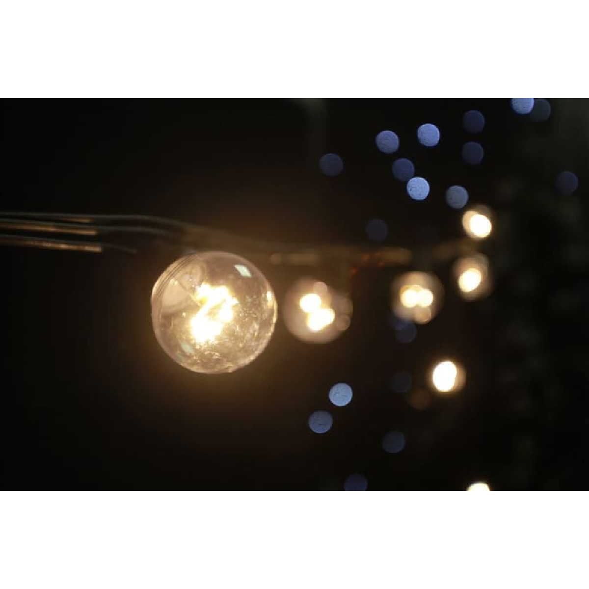 Світлодіодна ретро-гірлянда лампочки STLS Galaxy Bulb String 10м 20 ламп білий теплий