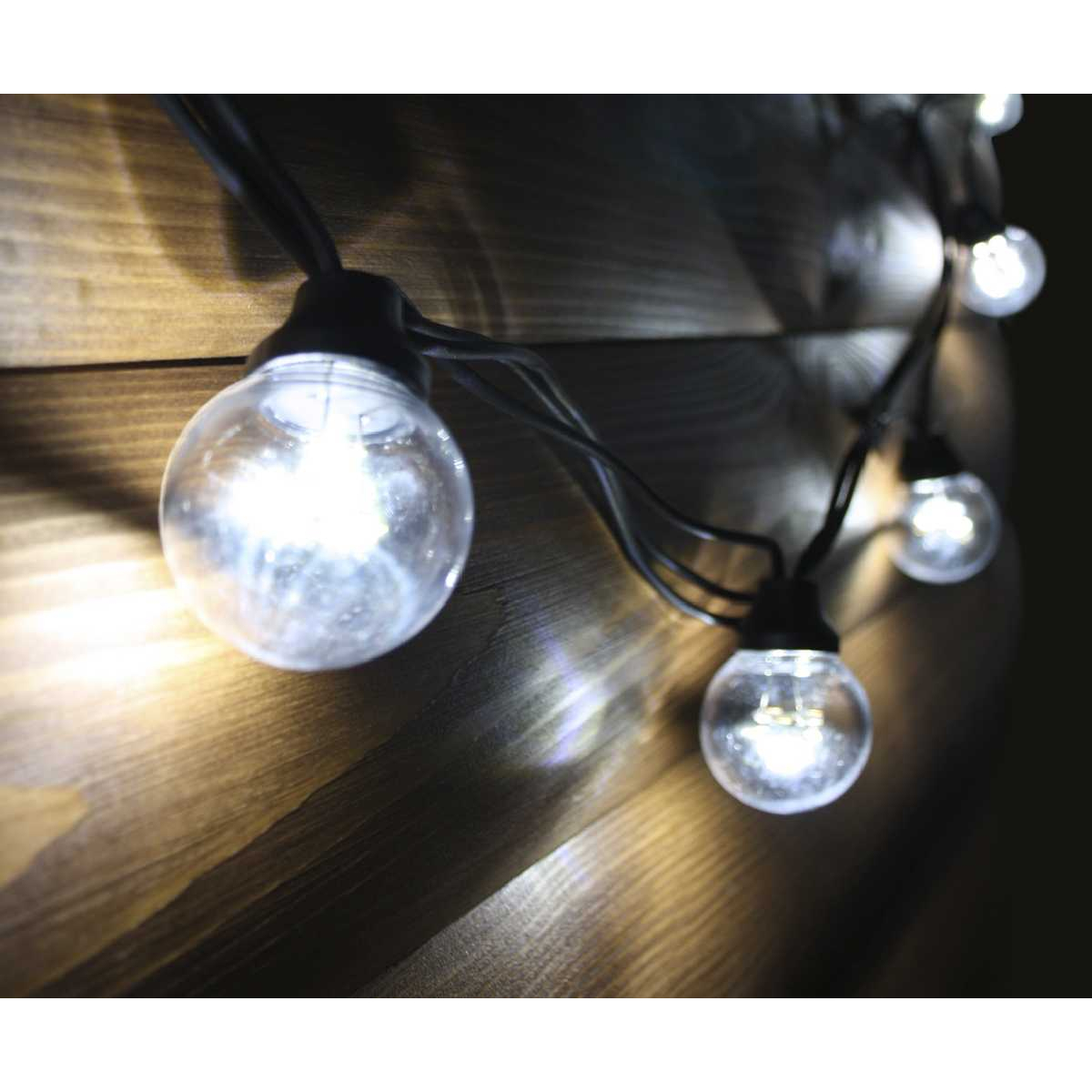 Світлодіодна ретро-гірлянда лампочки STLS Galaxy Bulb String 10м 50 ламп білий теплий