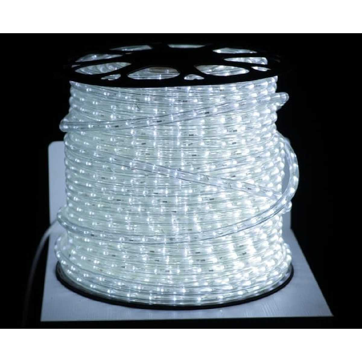 Вулична світлодіодна стрічка STLS Led Duralight 2-х жильна 240V. d=10мм. 2.77см 36 діодів/м.100м/Колір білий холодний