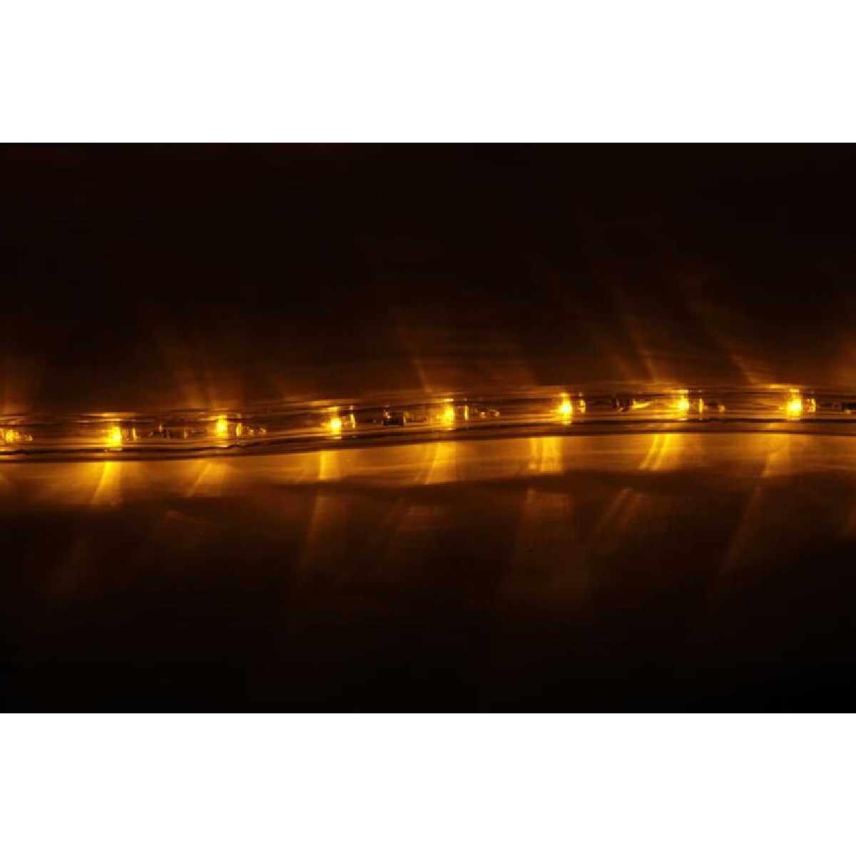 Вулична світлодіодна стрічка STLS Led Duralight 2-х жильна 240V. d=10мм. 2.77см 36 діодів/м.100м/Колір жовтий