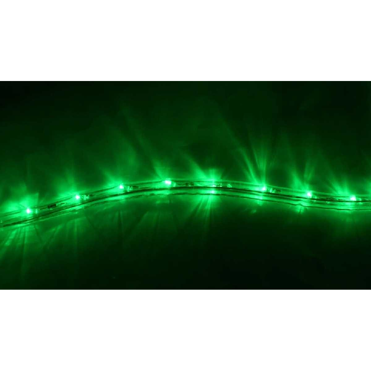 Вулична світлодіодна стрічка STLS Led Duralight 2-х жильна 240V. d=12мм. 2.77см 36 діодів/м.100м/Колір зелений