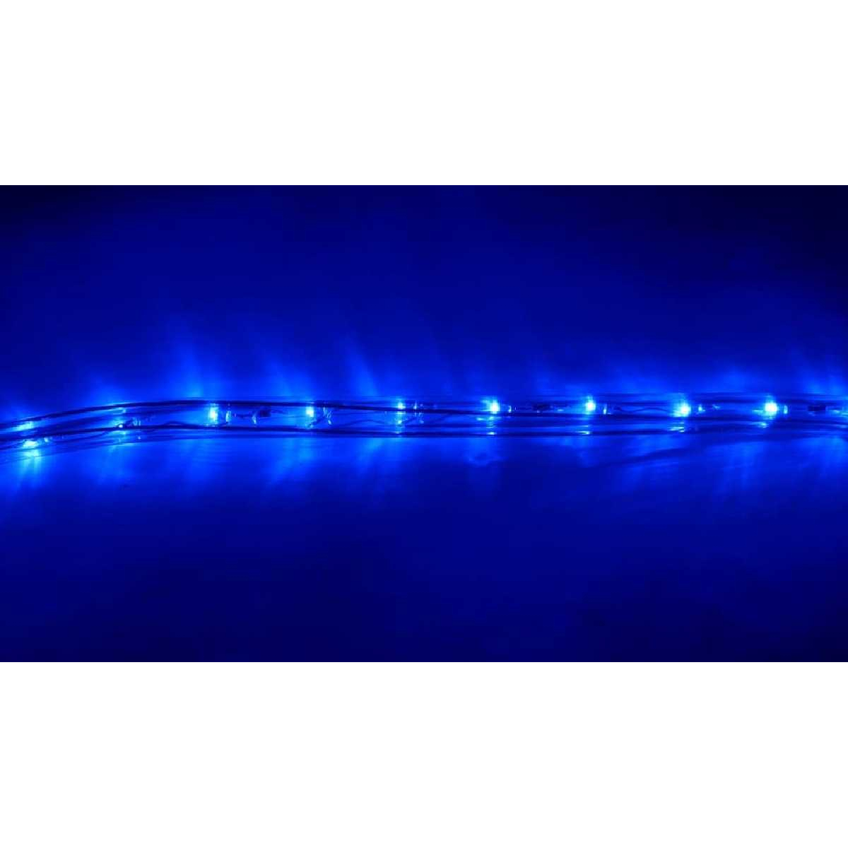 Вулична світлодіодна стрічка STLS Led Duralight 2-х жильна 240V. d=10мм. 2.77см 36 діодів/м.100м/Колір синій