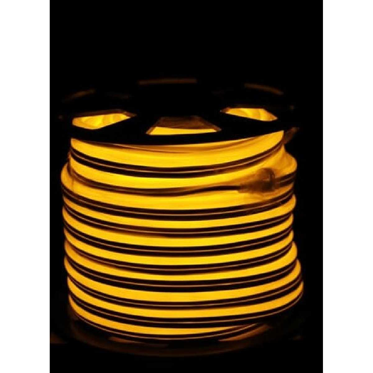 Вуличний світловий шнур STLS 220V SUPER SMD NEON FLEX 15х26 мм 81 LED/м.п., 50м/ рул жовтий