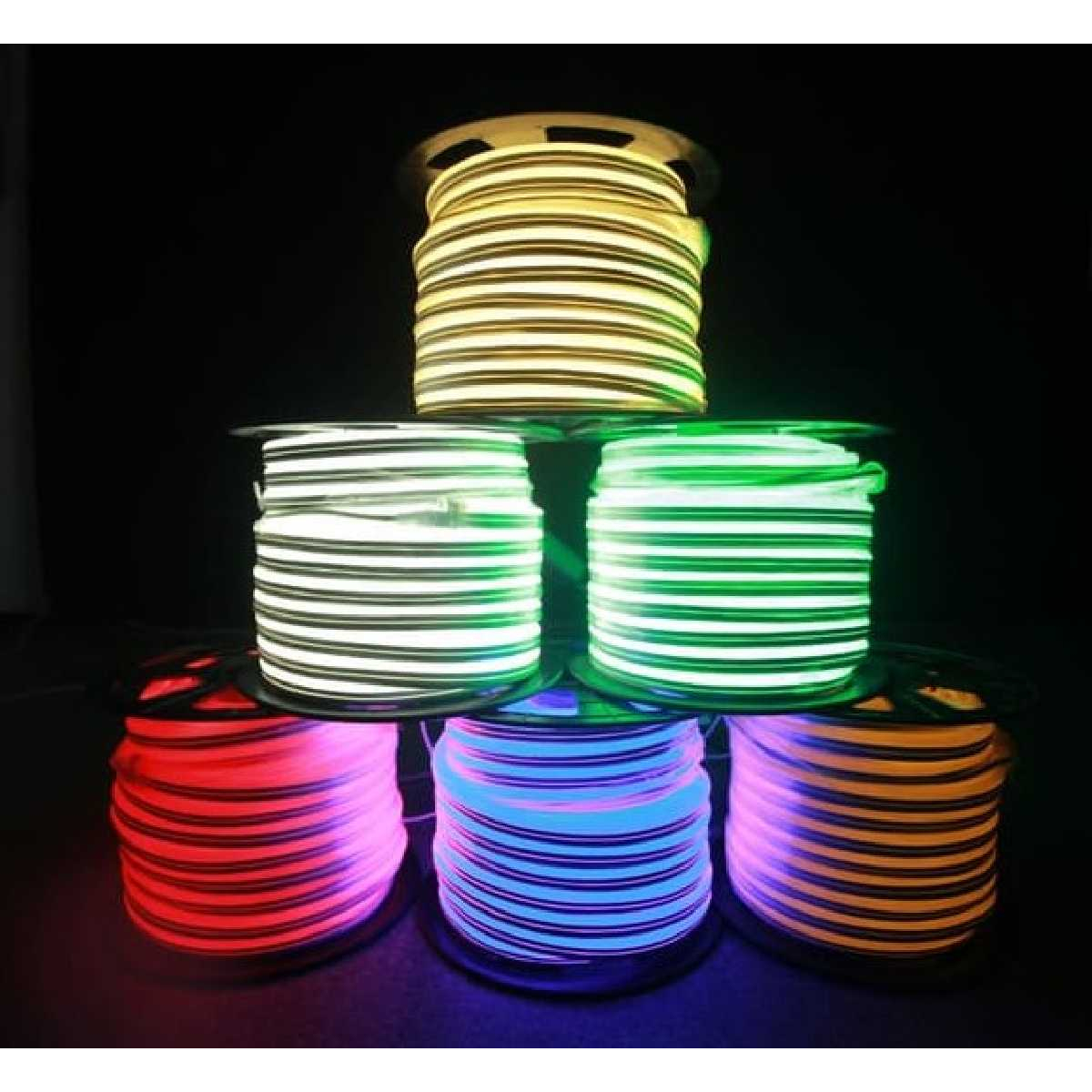 Вуличний світлодіодний шнур STLS Neon-Flex 15х26 мм 68LED/м.п. зовнішній колір RGB