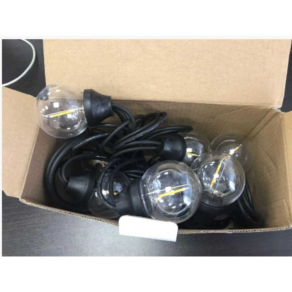 Світлодіодна ретро-гірлянда лампочки STLS Filament Bulb String G45 4м 20 ламп колір білий