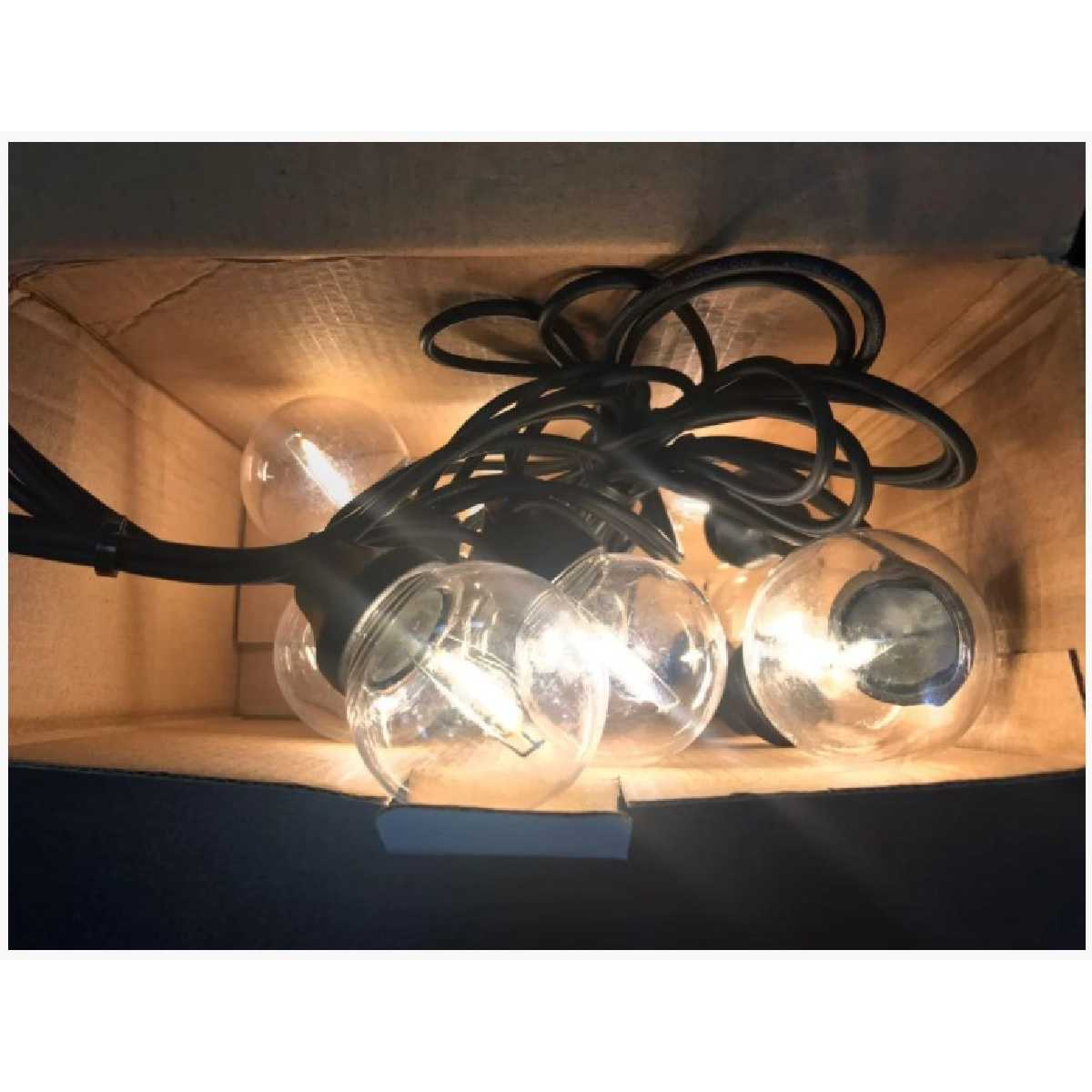 Світлодіодна ретро-гірлянда лампочки STLS Filament Bulb String G45 4м 20 ламп колір білий
