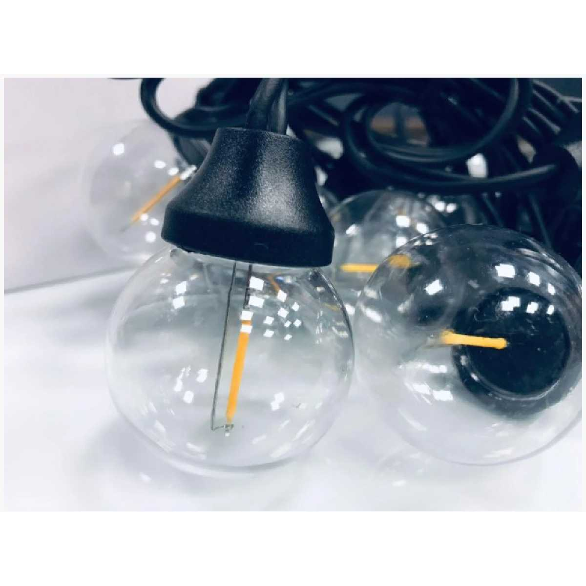 Світлодіодна ретро-гірлянда лампочки STLS Filament Bulb String G45 4м 20 ламп колір білий