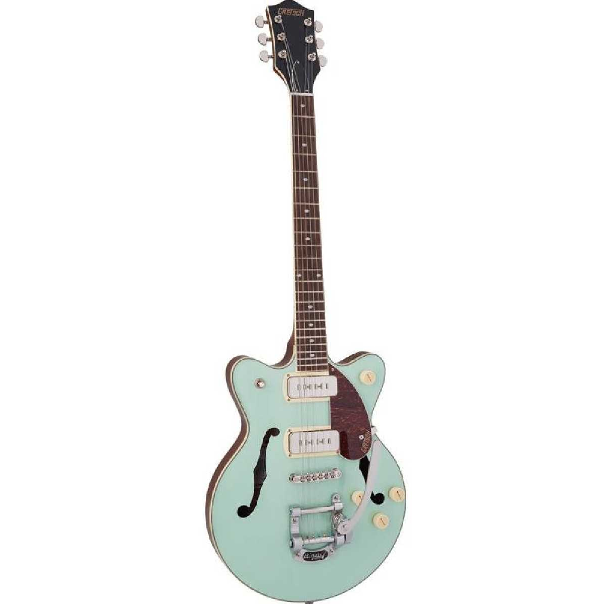 Напівакустична електрогітара GRETSCH G2655T-P90 STREAMLINER CENTER BLOCK JR. DOUBLE-CUT P90 WITH BIGSBY MINT METALLIC