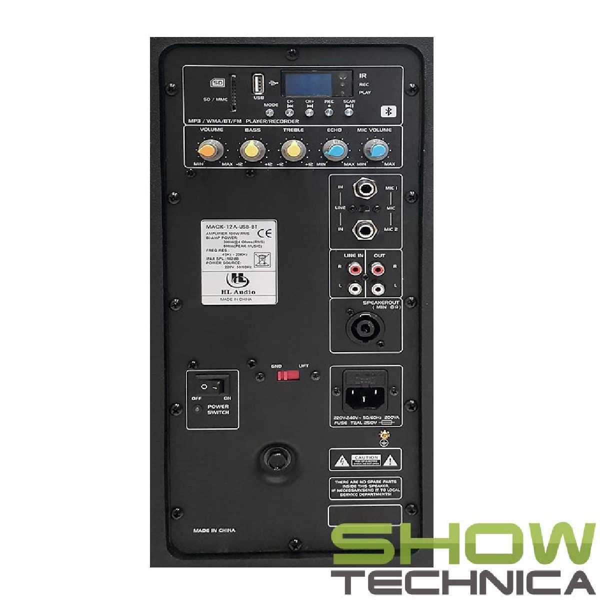 HL Audio Mack12a USB Bt - активна акустична система