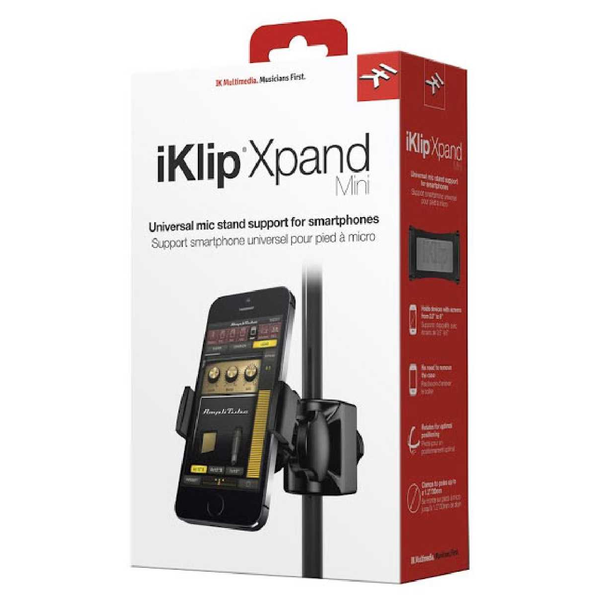 Тримач для смартфону на мікрофонну стійку IK MULTIMEDIA iKLIP Xpand Mini