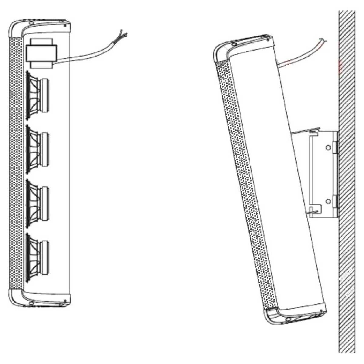 Настінна акустична система Inter-M CU-420F