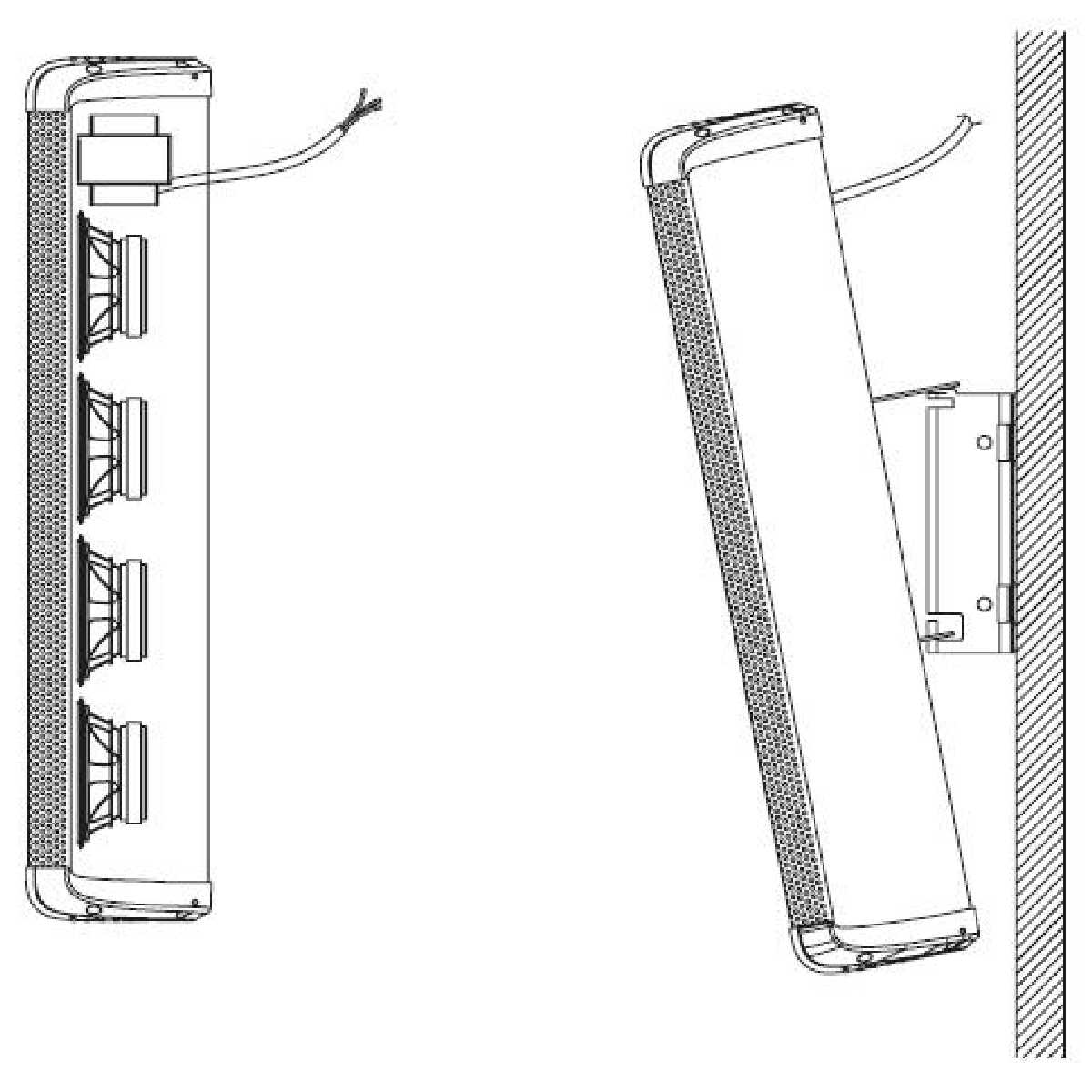 Настінна акустична система Inter-M CU-430F