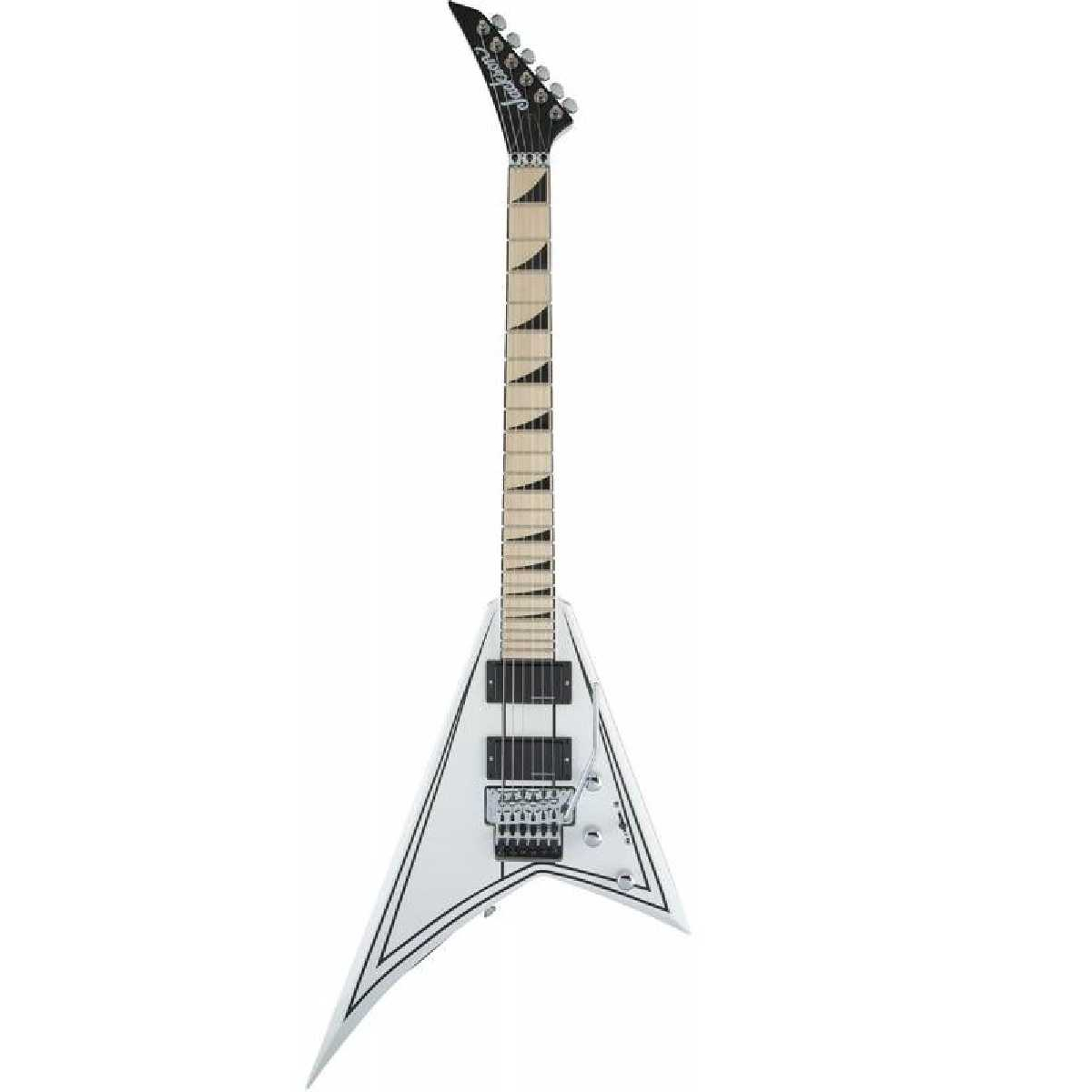 Електрогітара JACKSON X-SERIES RHOADS RRX24M MN SNOW WHITE WITH BLACK PINSTRIPES
