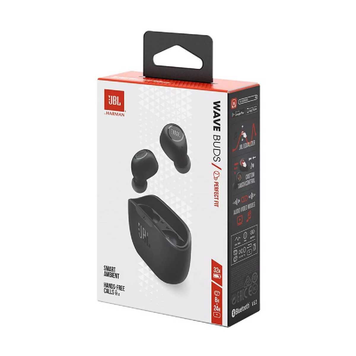 Навушники JBL Wave Buds TWS Black